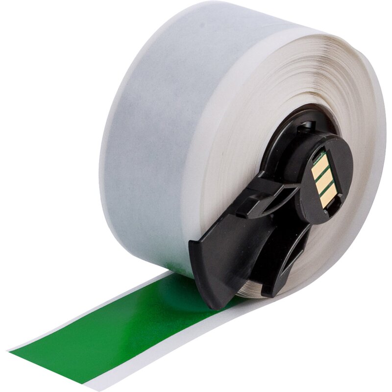 Tape til maskin, M6C-1000-595-GN Allværs vinyl tape , Grønn, 25,4mm - Bilde 1