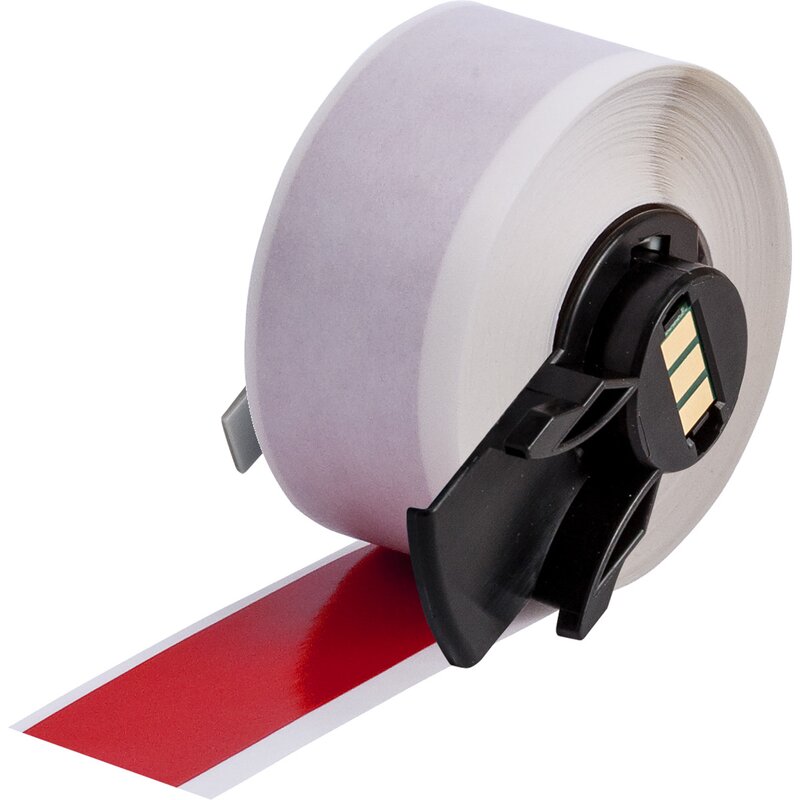 Tape til maskin, M6C-1000-595-RD Allværs vinyl tape , Rød, 25,4mm - Bilde 1