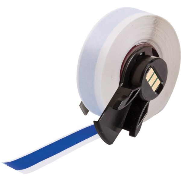 Tape til maskin , M6C-500-595-BL Allværs vinyl tape  Blå 12,7 mm