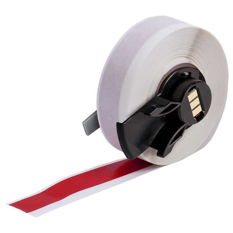 Tape til maskin, M6C-500-595-RD, Allværs vinyl tape Rød 12,7mm - Bilde 1