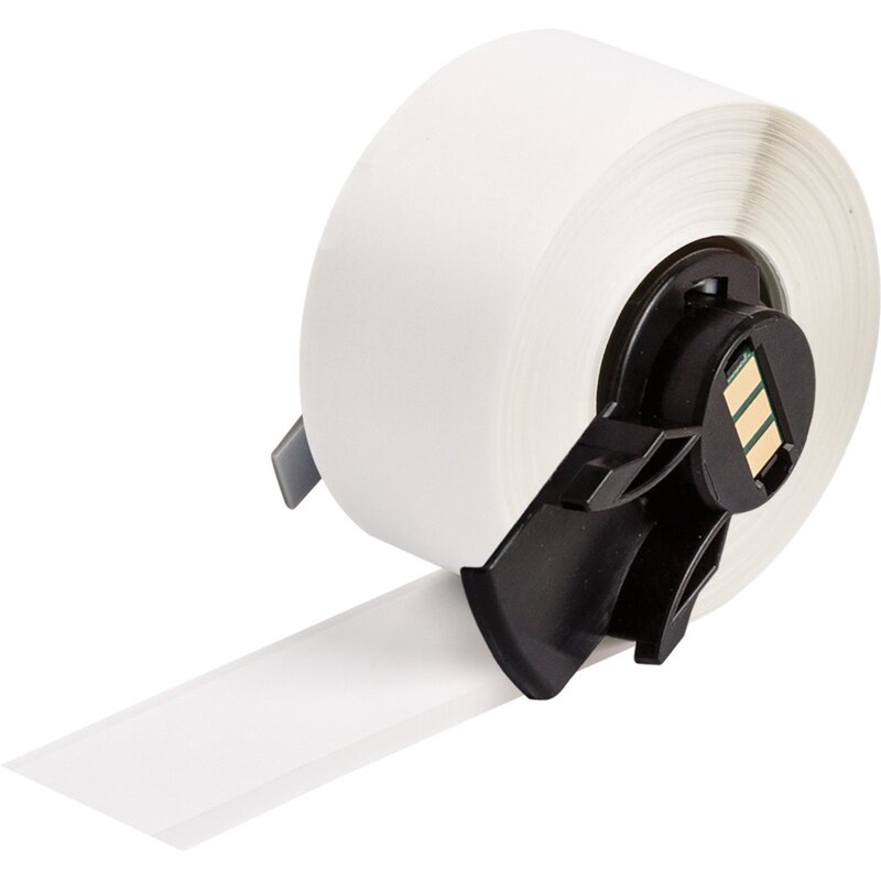 Tape til maskin , M6C-500-595-WT Allværs vinyl tape  Hvit 12,7 mm - Bilde 1