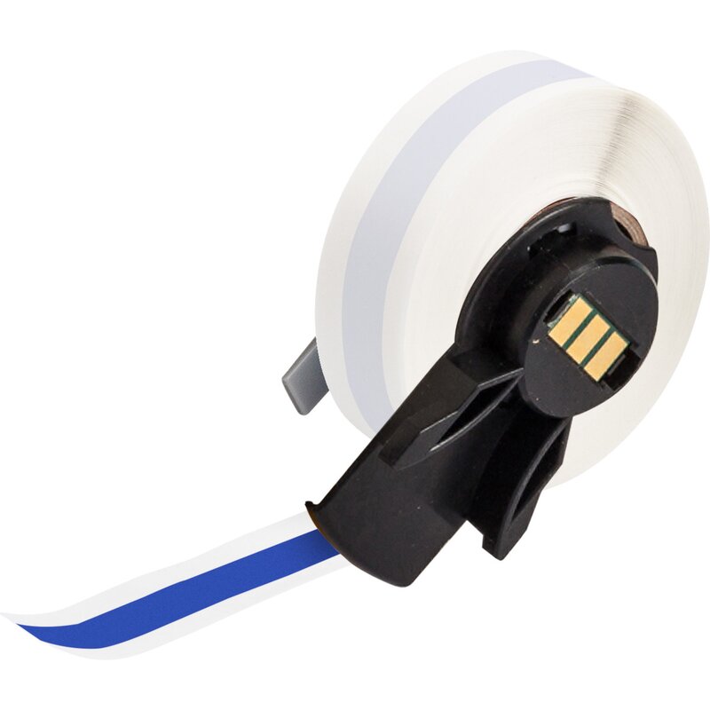 Tape til maskin , M6C-375-595-BL Allværs vinyl tape  Blå 9,53 mm - Bilde 1