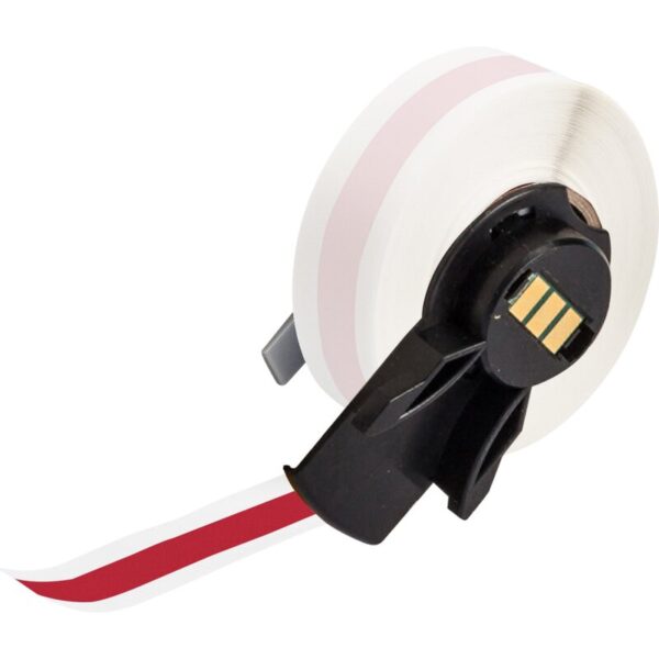 Tape til maskin , M6C-375-595-RD Allværs vinyl tape  Rød 9,53 mm