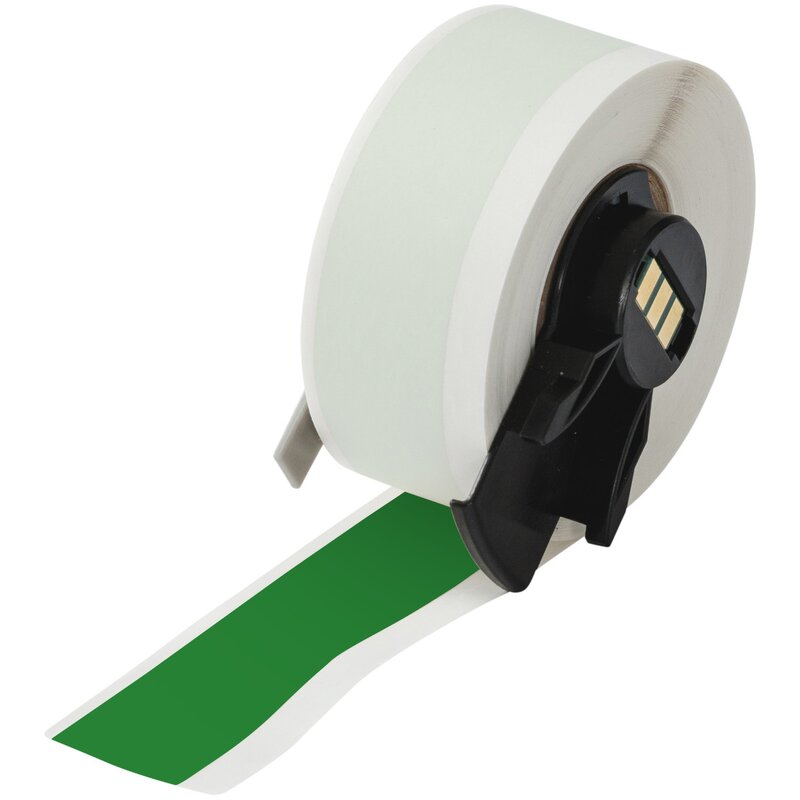 Tape til maskin , M6C-750-595-GN Allværs vinyl tape  Grønn 19,05 mm - Bilde 1