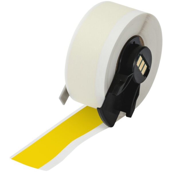 Tape til maskin , M6C-750-595-YL Allværs vinyl tape  Gul 19,05 mm