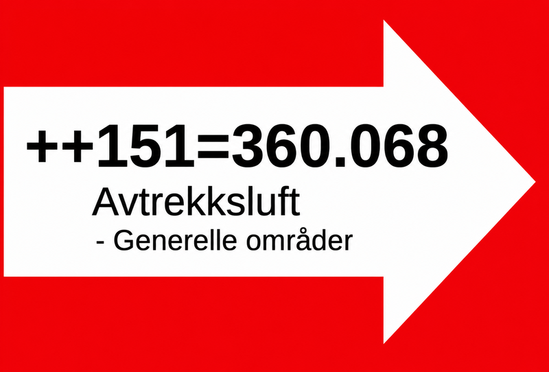 VVS Merking, I33/5300- 100x150mm/RAL3020/w arrow 250/rull_Rød_Spesial_268_PILMERKE - Bilde 1
