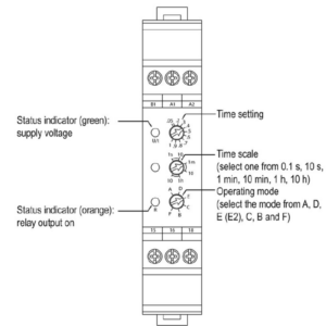 Timer 0,05s-10t, ITS 24-240VUC 1CO M7C - Bilde 2