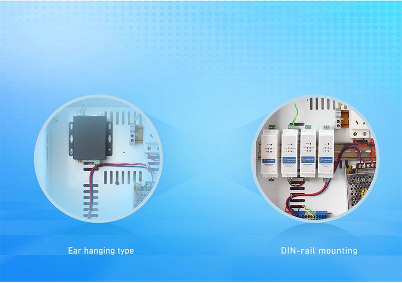 Releer og analoge skiller, Signalomformere, USR DR301 RS232/Ethernet TCP - Bilde 4