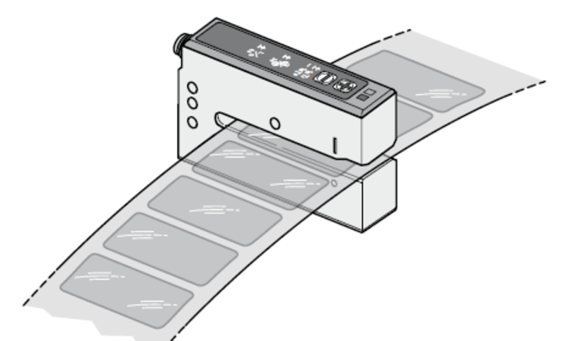 ULTRASONISK SENSOR ETIKETTGAFFEL 60X3 1224VDC PNP NO/NC TILKOBLING M8 - Bilde 2